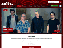 Tablet Screenshot of gloria-theater.com